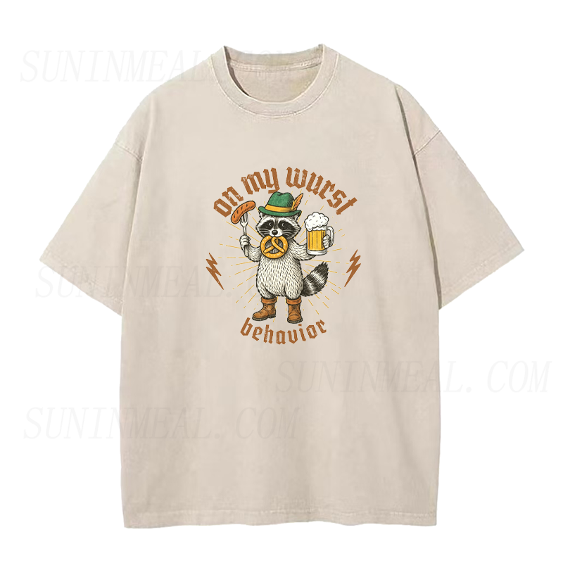 Oktoberfest Raccoon Unisex Tee