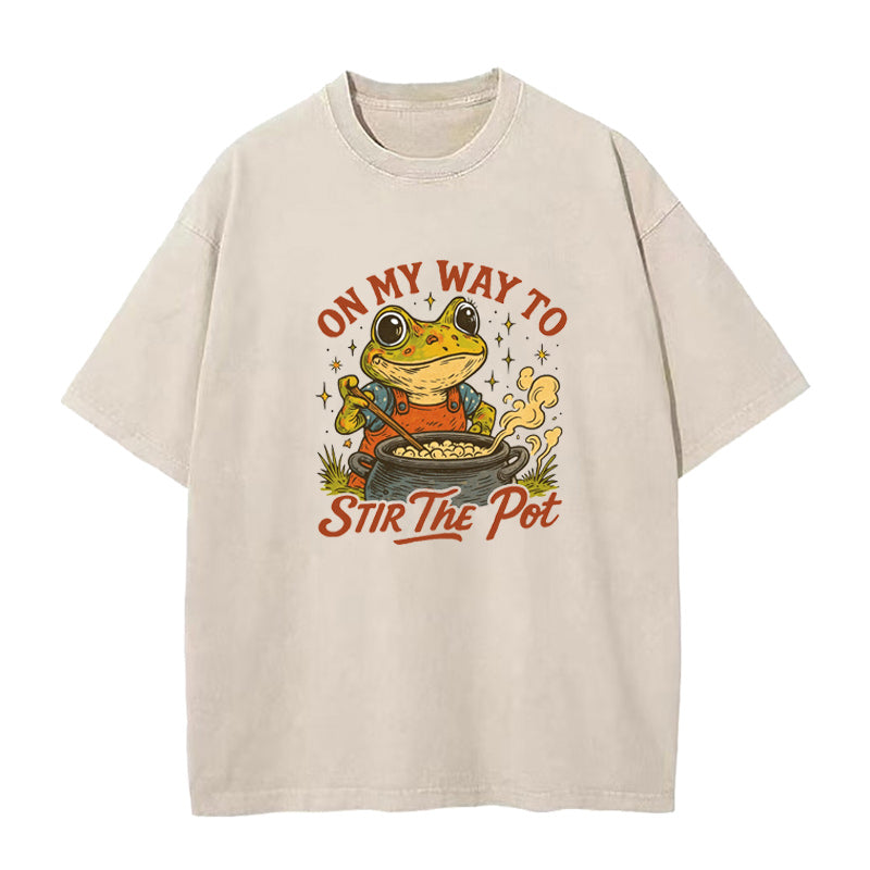 On My Way to Stir the Pot  Unisex Tee