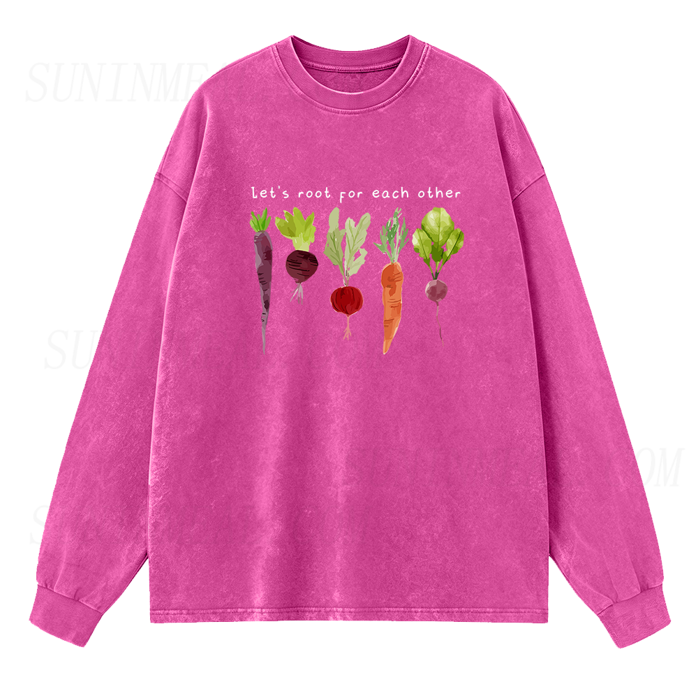 Lets Roots For Each Other Long Sleeve Unisex Tee