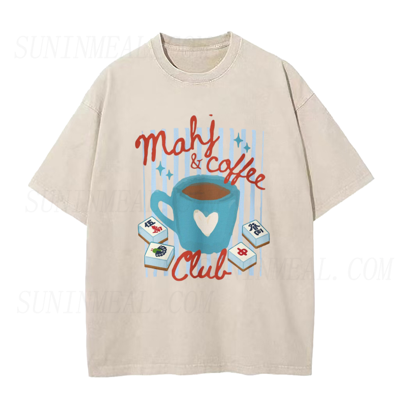 Mahjong&Coffee Club Unisex Tee