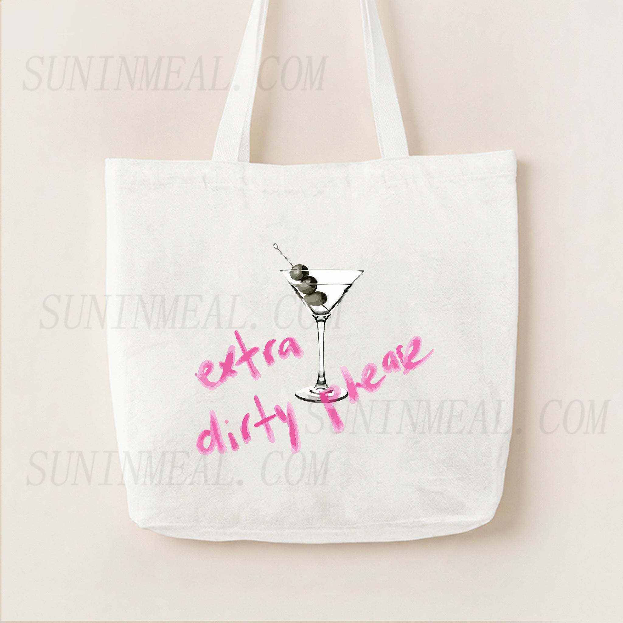 Extra Dirty Martini Canvas Tote Bag