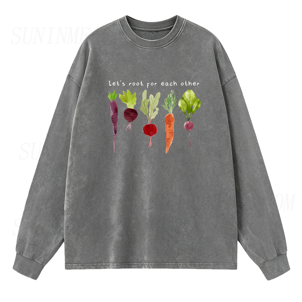 Lets Roots For Each Other Long Sleeve Unisex Tee