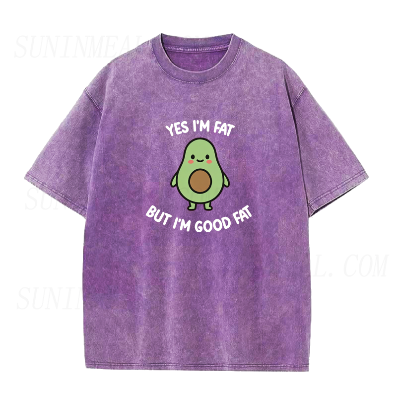 Funny Avocado Good Fat Unisex Tee