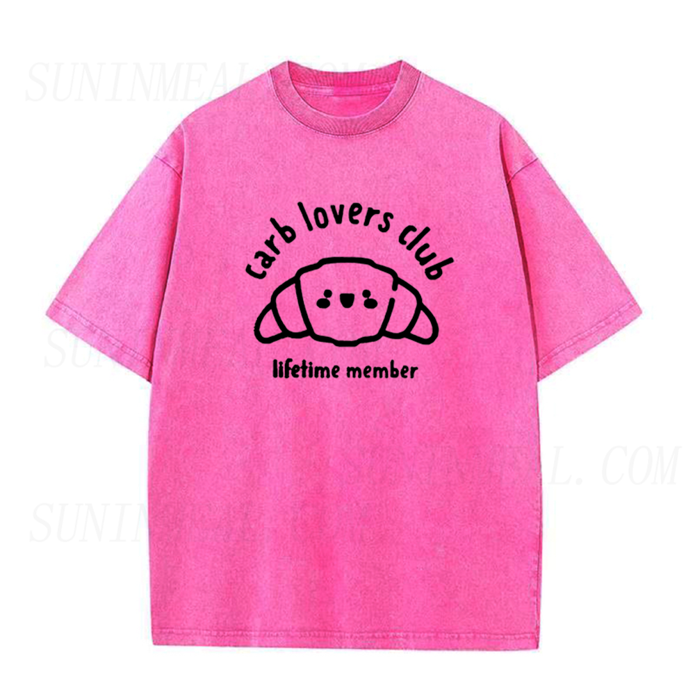Carb Lovers Club Lifetime Member Croissant Unisex Tee