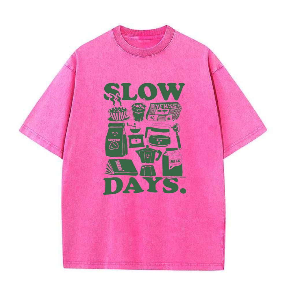 コーヒースローデイズ ユニセックスTシャツ