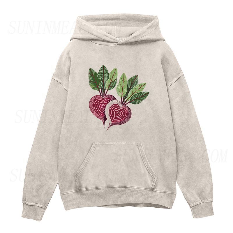 Beet heart Unisex Hoodie