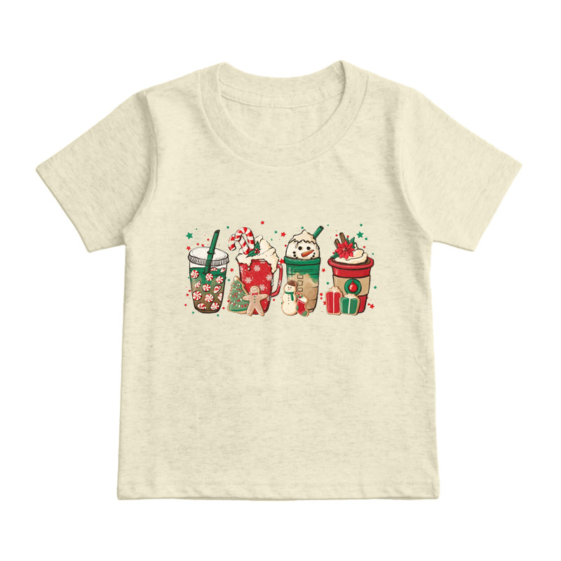 Christmas Coffee Kids T-Shirt