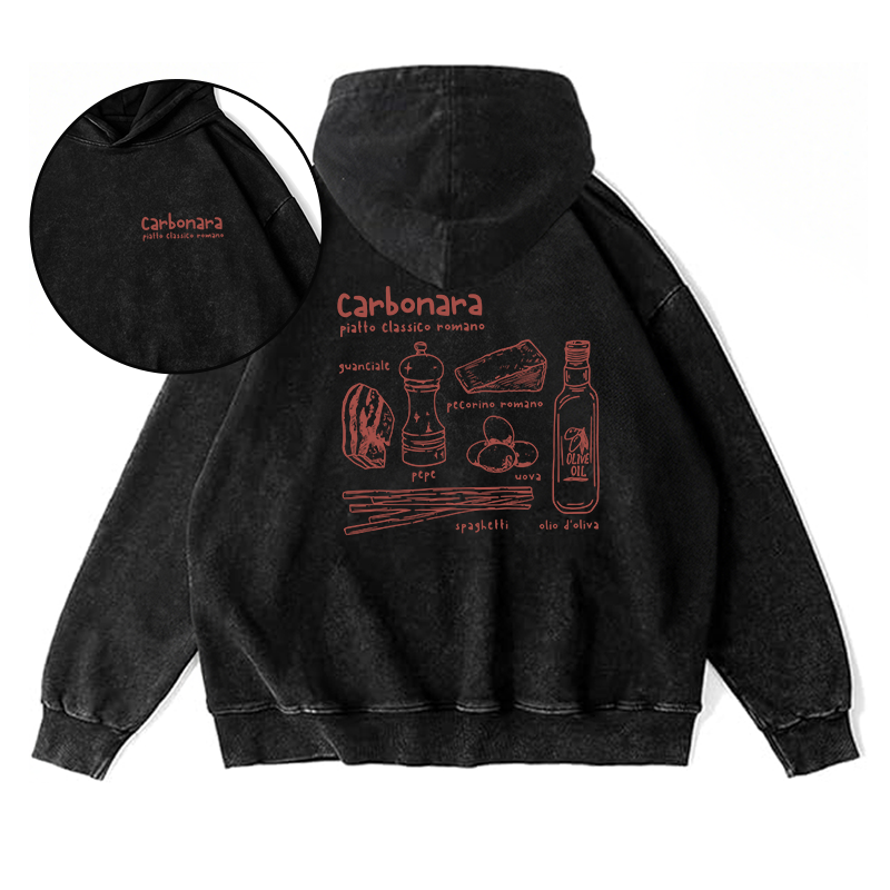 Carbonara Roma Pasta Unisex Hoodie