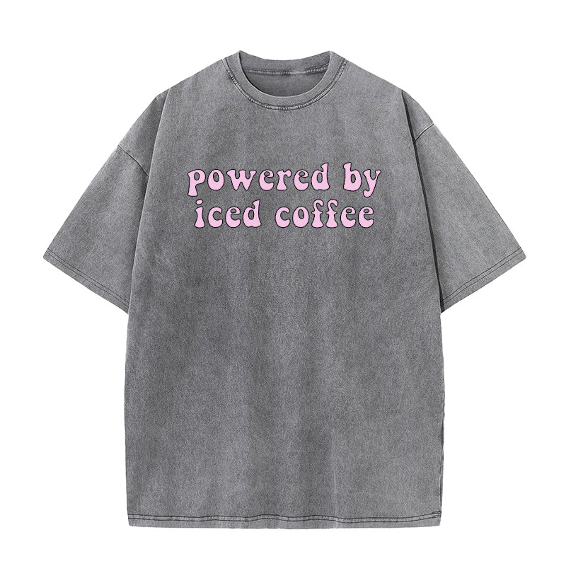 Powered by Iced Coffee Unisex Tee