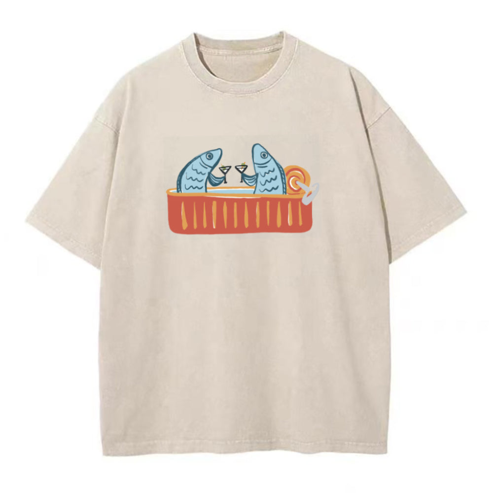 マティーニ サーディン ユニセックス Tシャツ