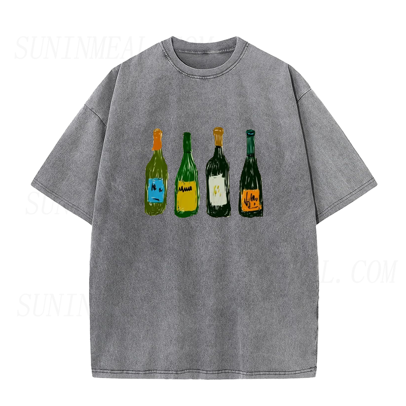 Wine Bottles Unisex Tee