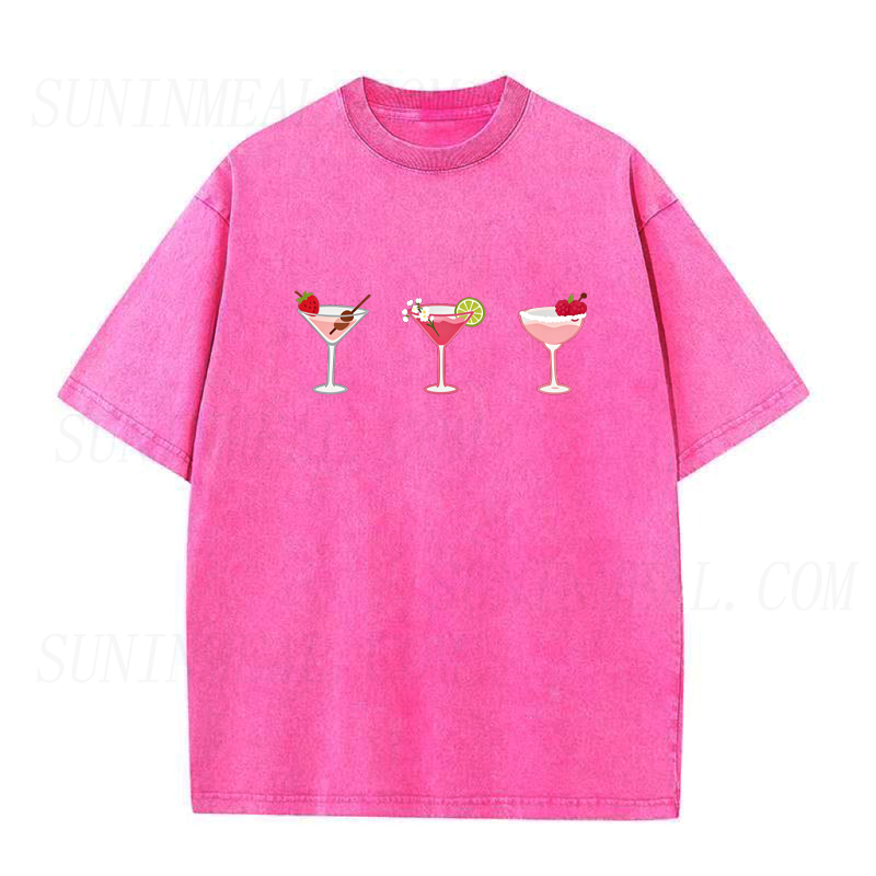Fruity Pink Martinis Unisex Tee