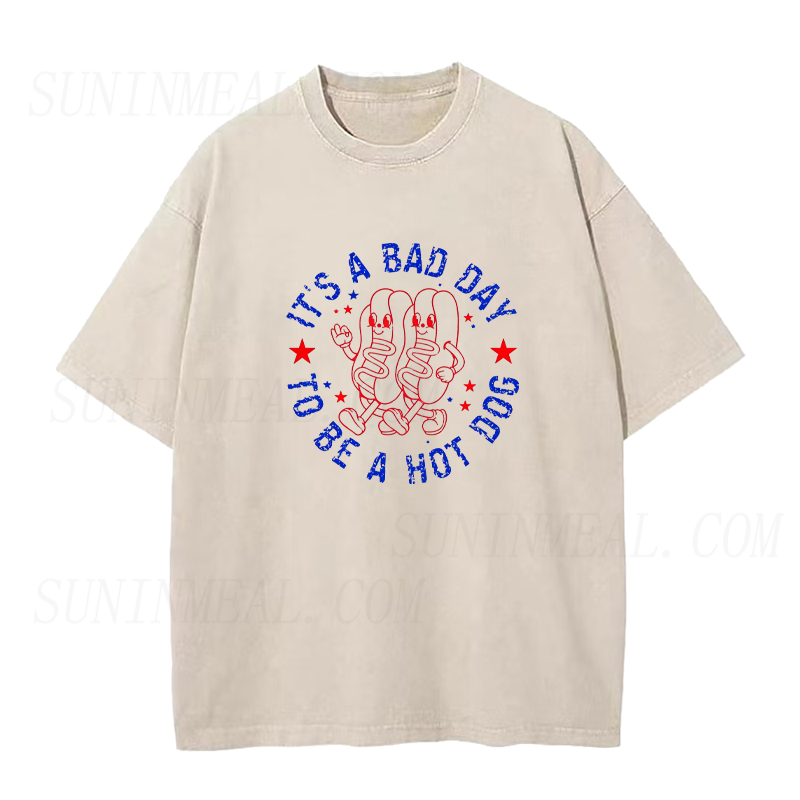 It's A Bad Day To Be A Hot Dog Unisex Tee