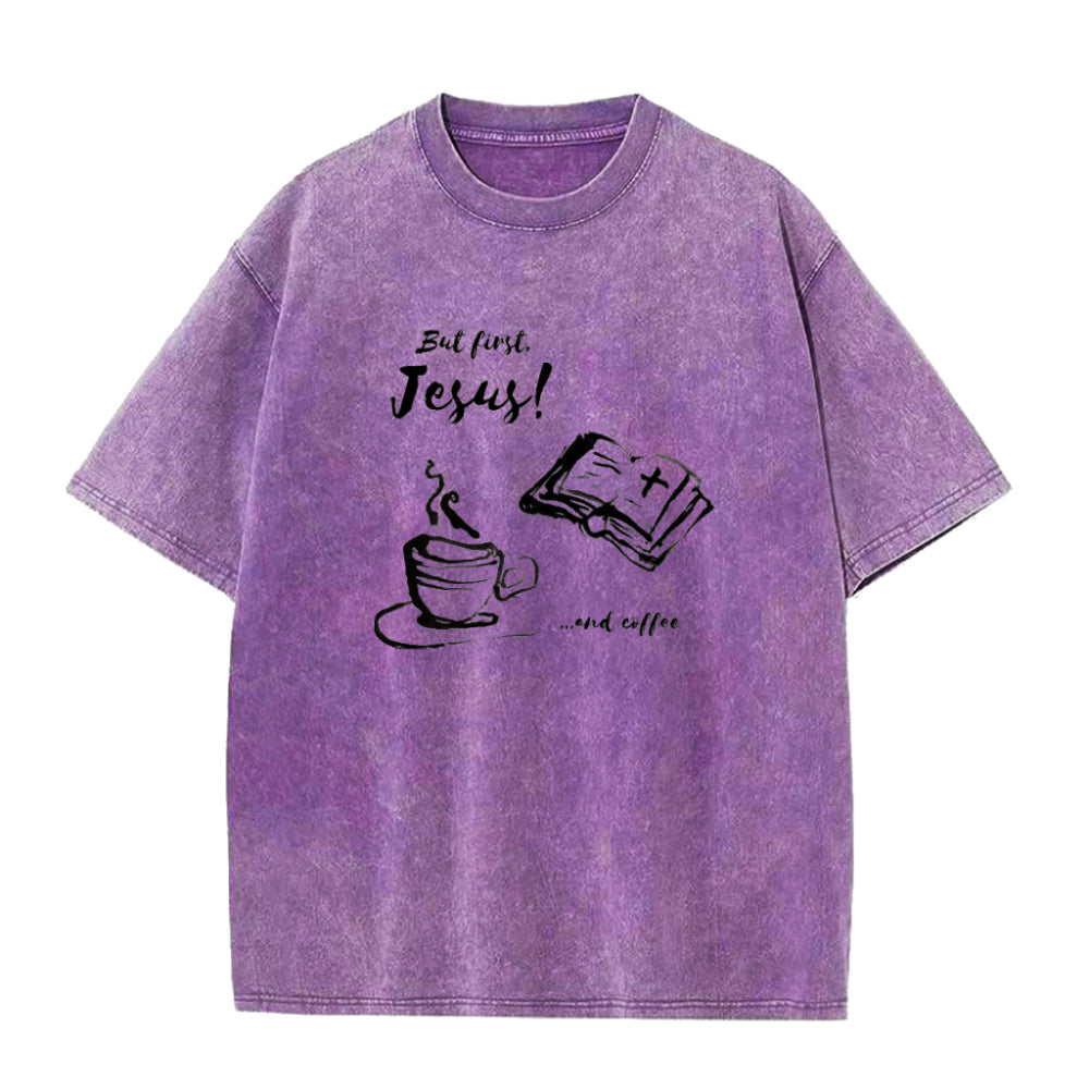 But First Jesus And Coffee Unisex Tee