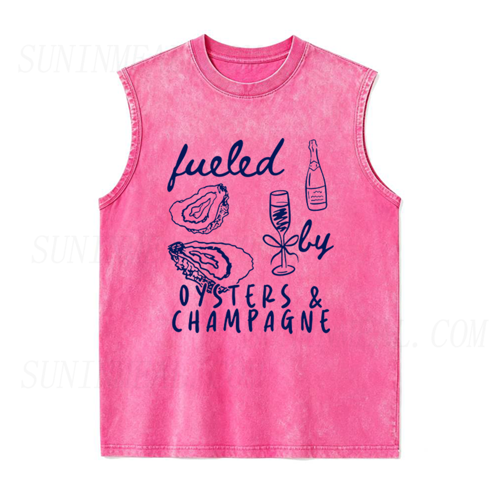 Fueled By Oysters & Champagne Unisex Tank Top