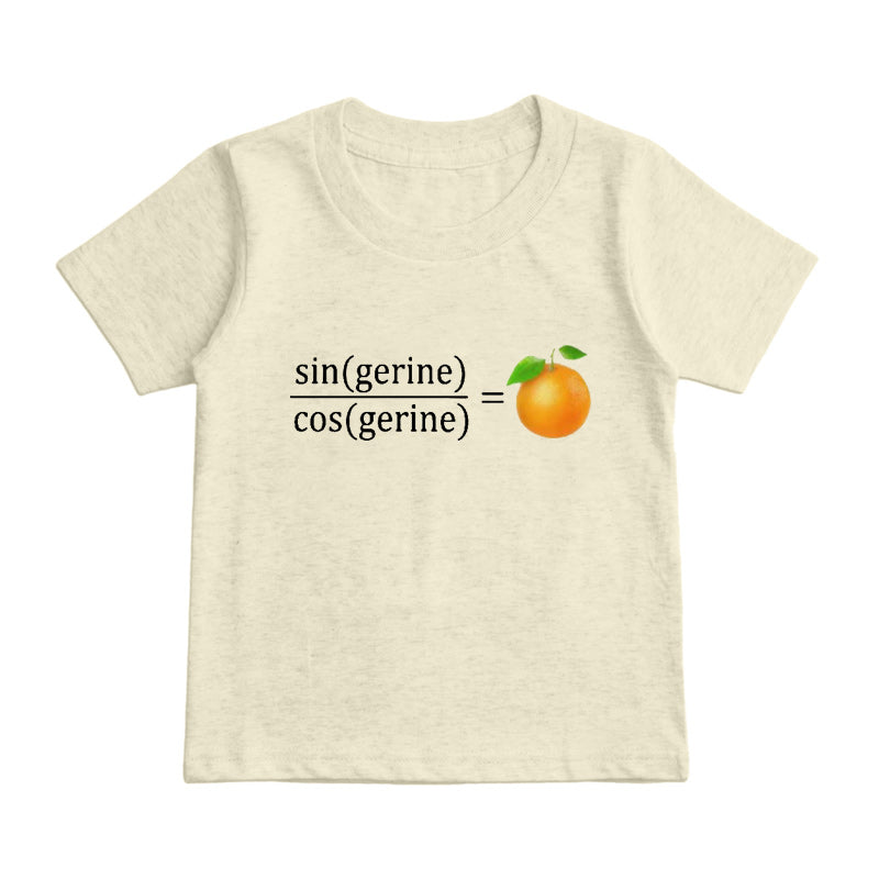tan(gerine) math Kids T-Shirt