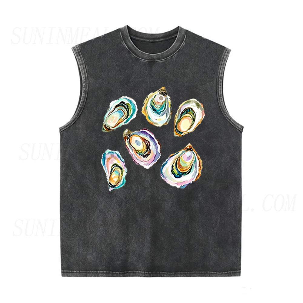 Watercolor Oyster Unisex Tank Top