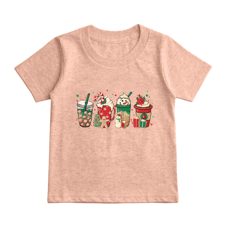 Christmas Coffee Kids T-Shirt