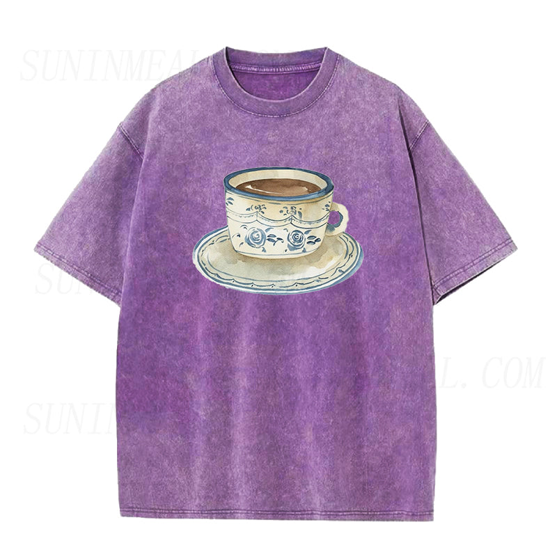 Vintage Coffee Cup Unisex Tee