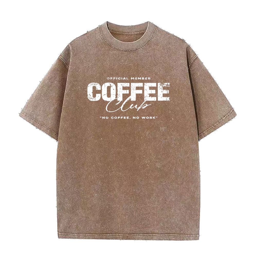 コーヒーがなければ仕事もできない ユニセックスTシャツ