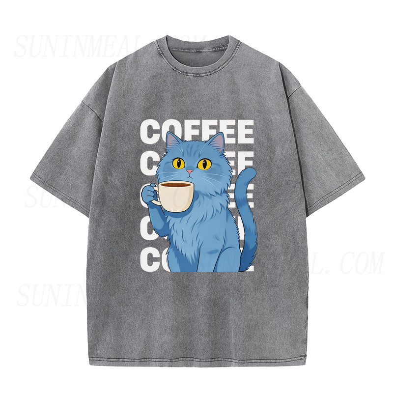 Coffee Cat Unisex Tee