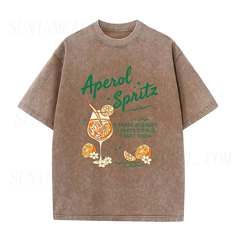 Retro Summer Aperol Spritz Recipe Unisex Tee