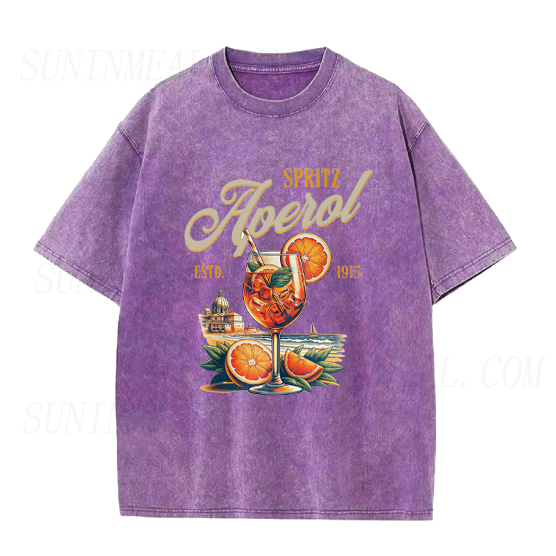 Aperol Cocktail Italian Spritz Unisex Tee