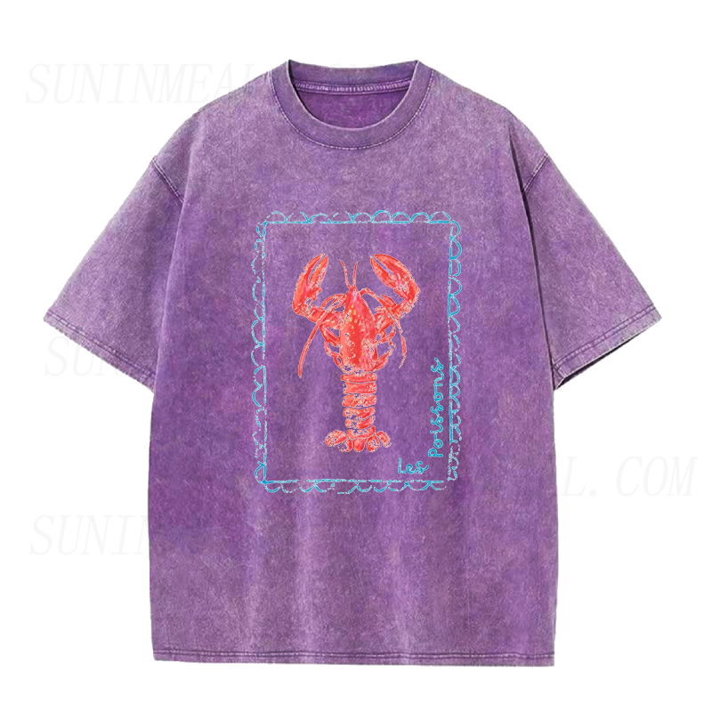 Les Poissons Lobster Unisex Tee