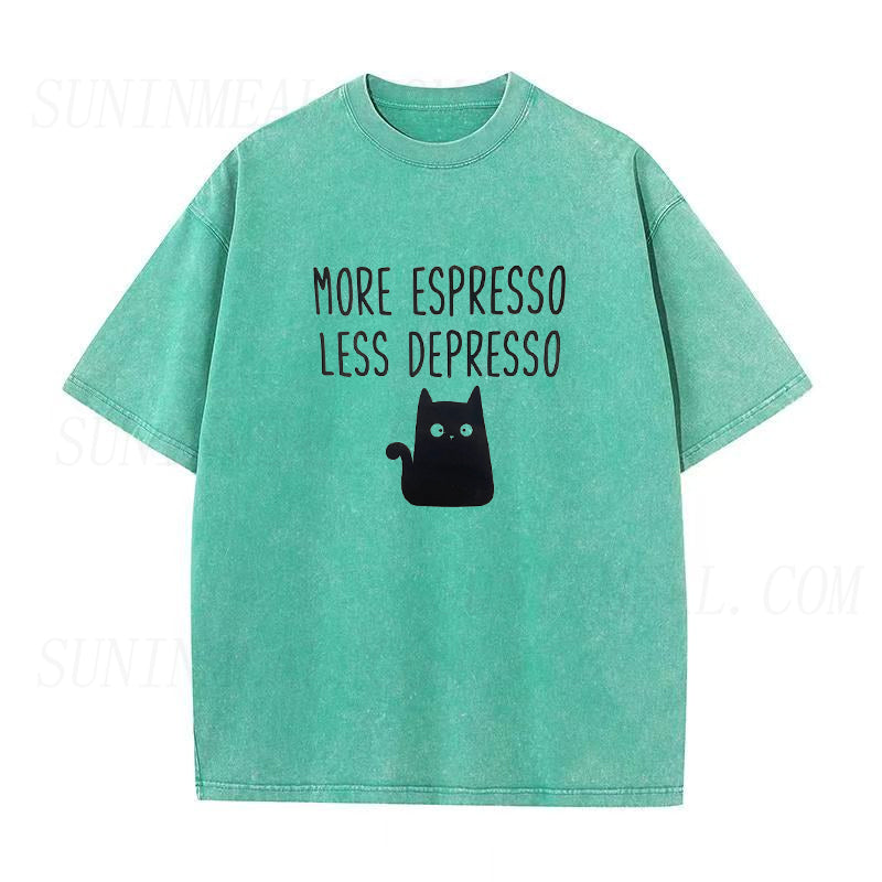 More Espresso Less Depresso Unisex Tee