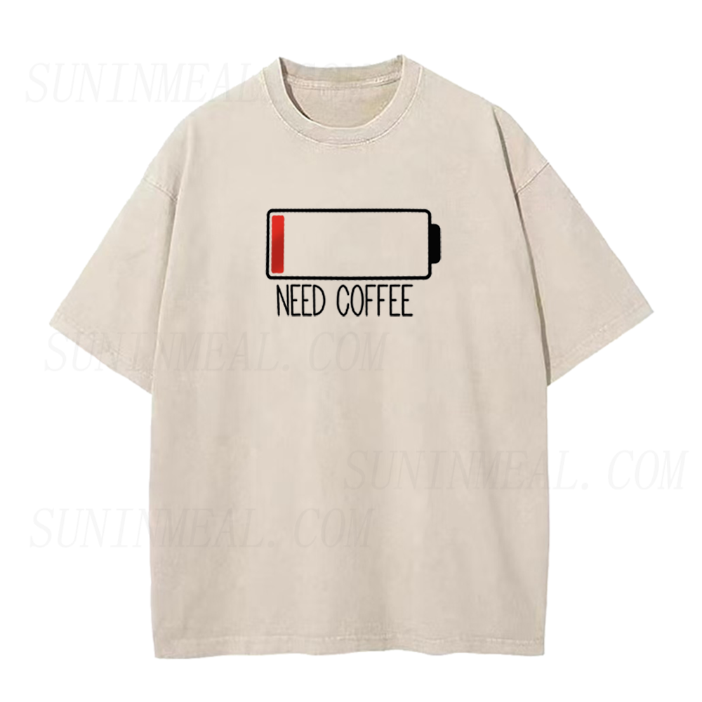 Need Coffee Battery Unisex Tee