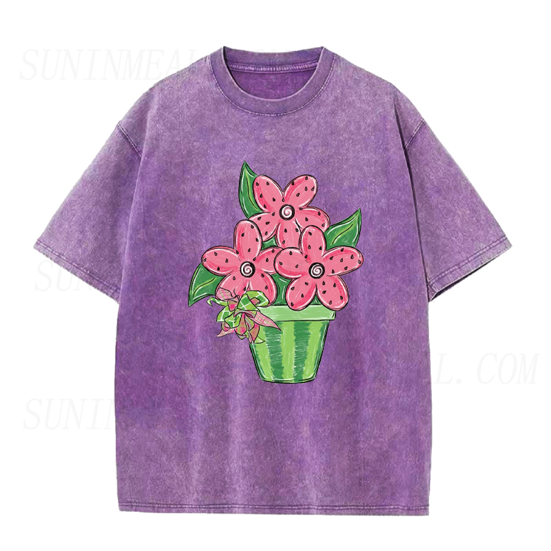 Watermelon Flower Unisex Tee