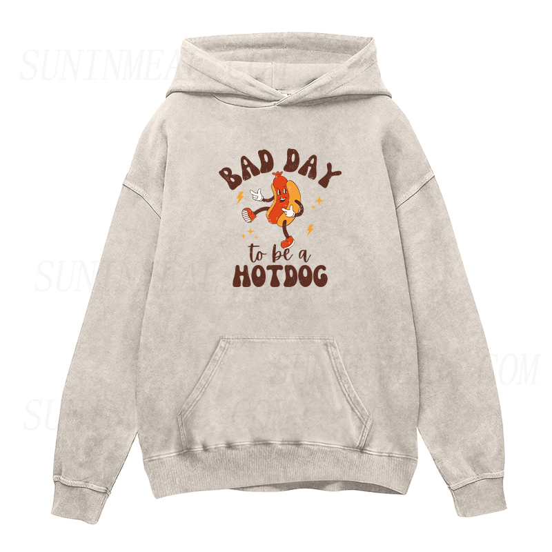 Bad Day To Be A Hotdog Unisex Hoodie