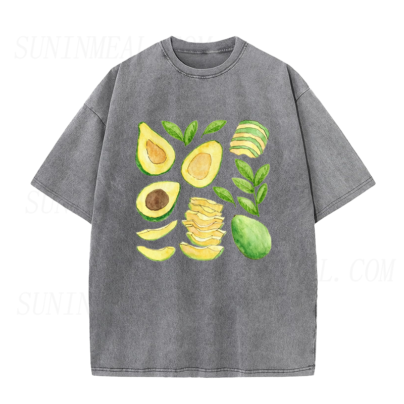 Watercolor Avocado Unisex Tee