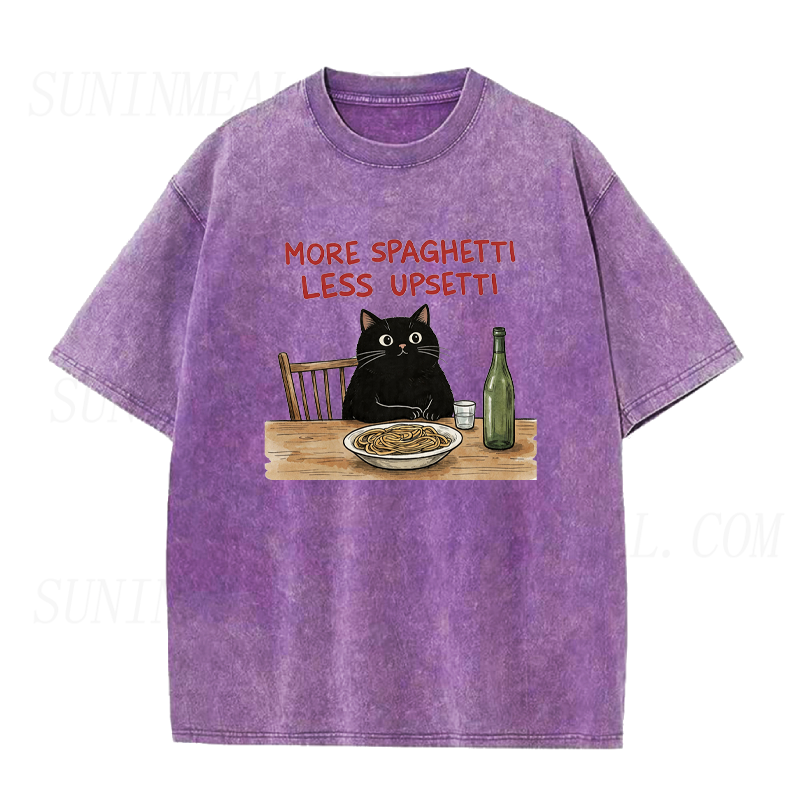 More Spaghetti Less Upsetti Unisex Tee