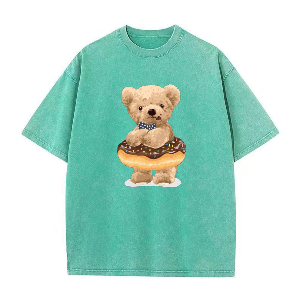 ドーナツラバーズベアーズユニセックスTシャツ