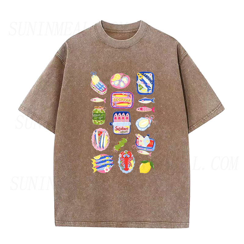 Vintage Sardine&Summer Vibes Unisex Tee