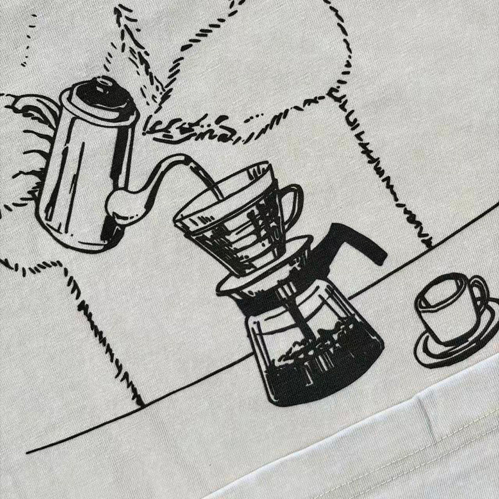 Polar Bear Is Brewing Coffee Unisex Tee