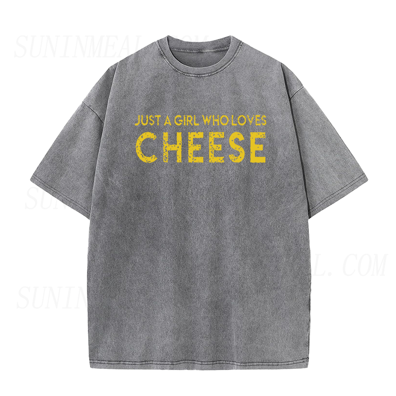 Just A Girl Who Loves Cheese Unisex Tee