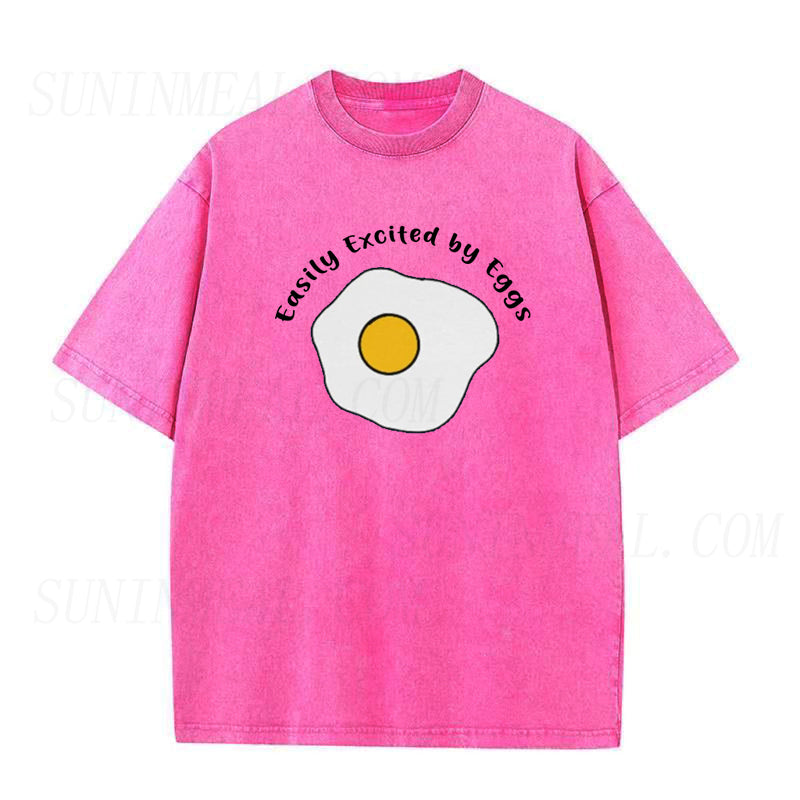 Easily Excited by Eggs Unisex Tee
