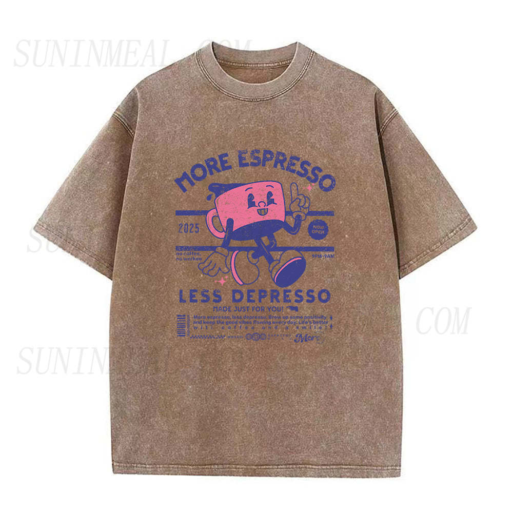 More Espresso Less Depresso Unisex Tee