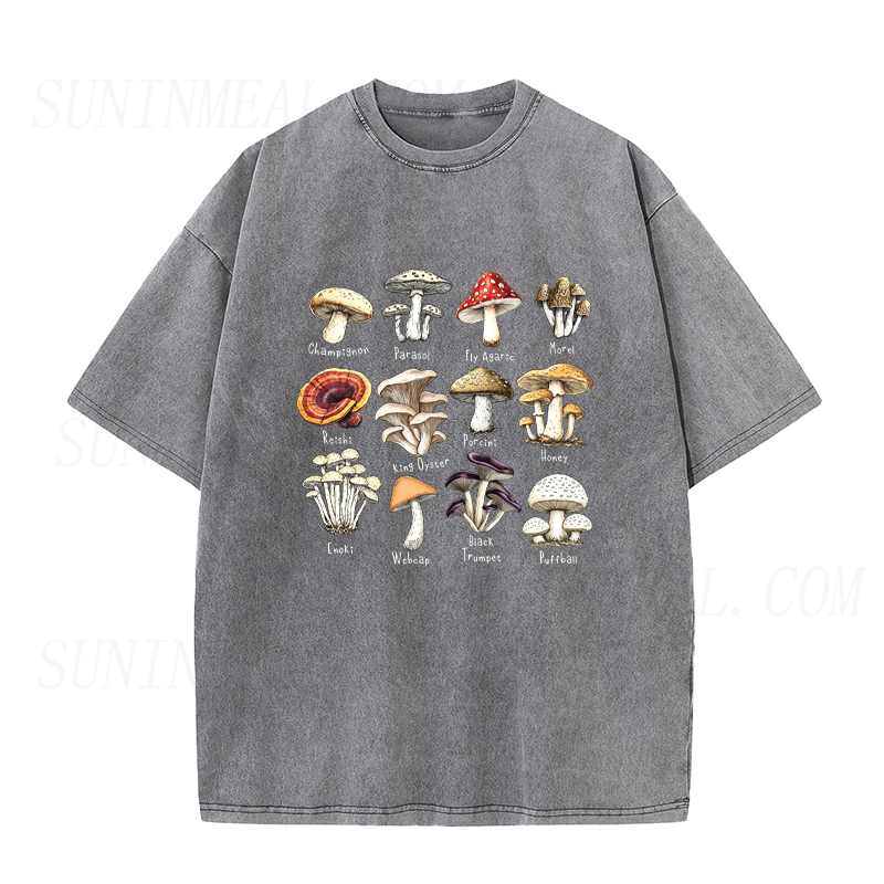 Mushroom Identification Unisex Tee