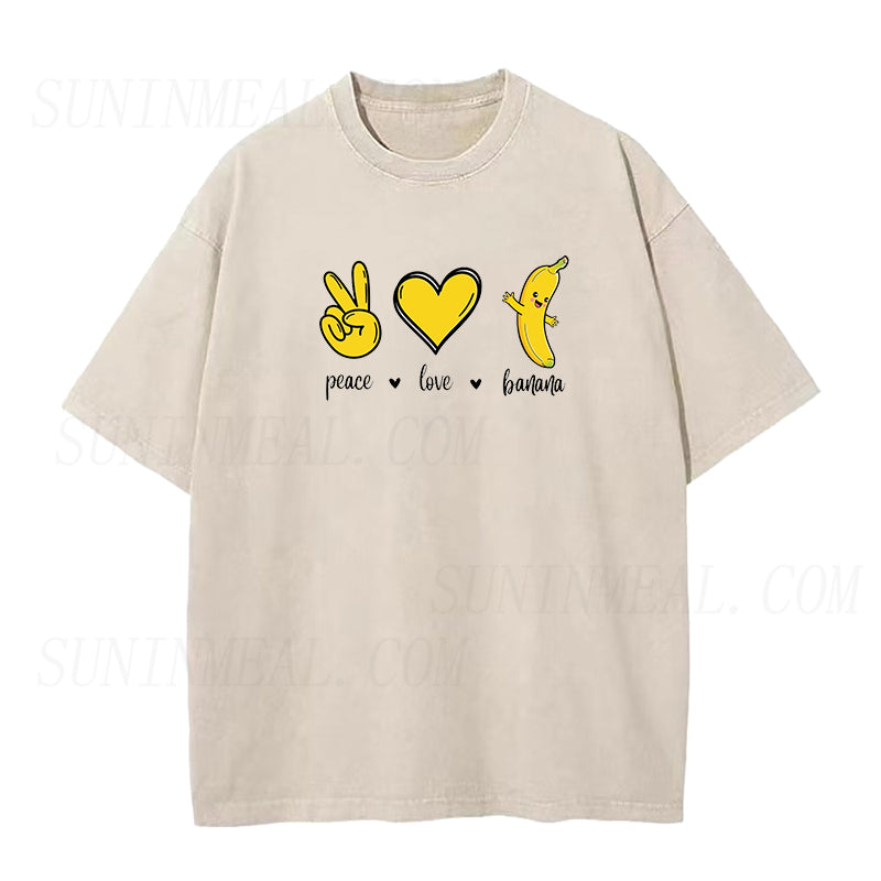 Peace Love Banana Unisex Tee