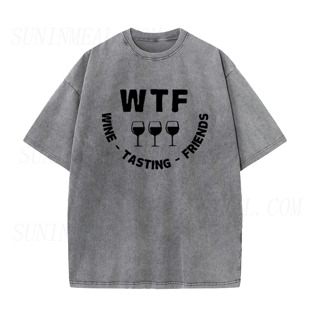 WTF Wine Tasting Friends Unisex Tee