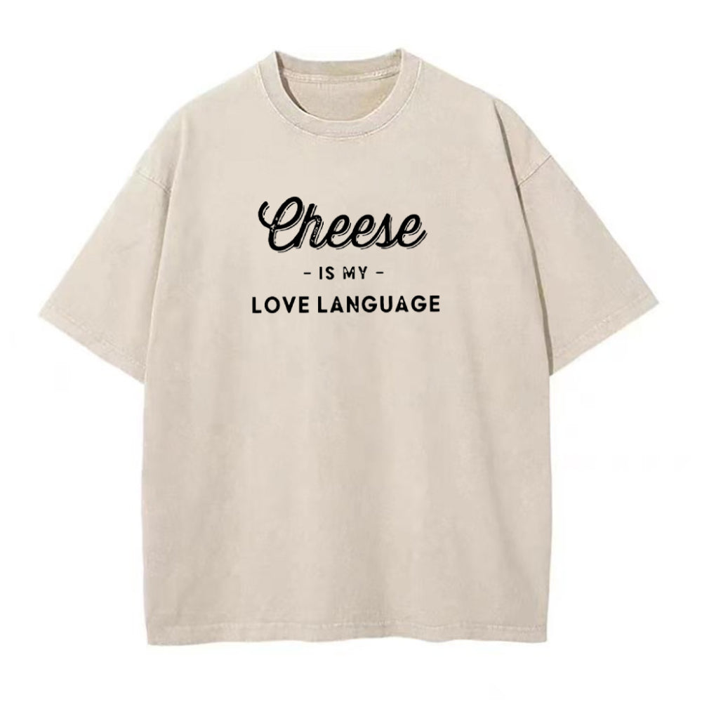 チーズ・イズ・マイ・ラブ・ランゲージ ユニセックスTシャツ