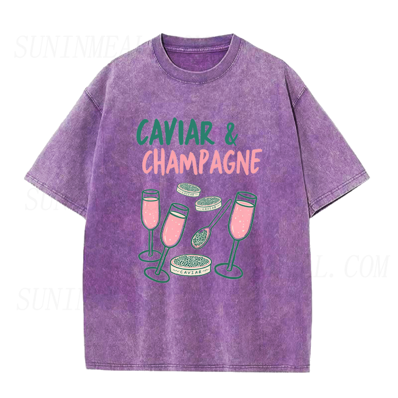 Caviar & Champagne Unisex Tee