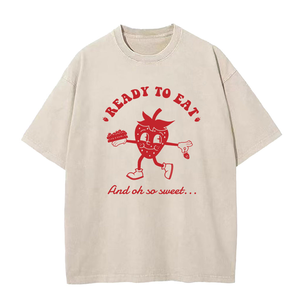 Ready To Eat Strawberry Unisex Tee