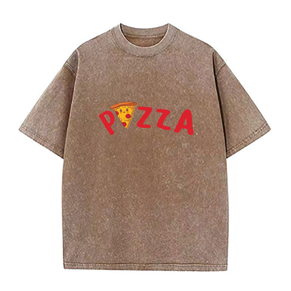 ピザ ユニセックス Tシャツ