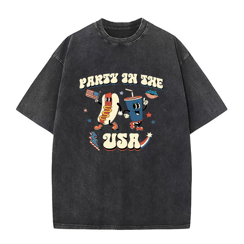 4th Of July party time Unisex Tee