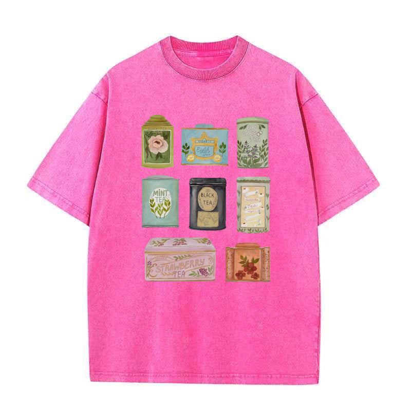 Vintage Tea Tins Unisex Tee