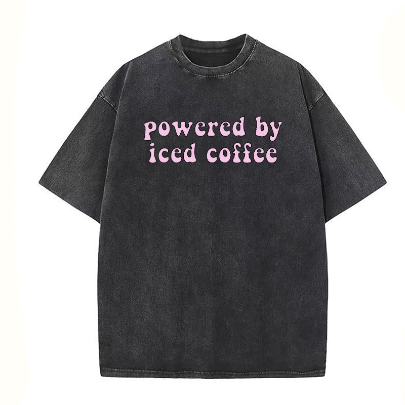 Powered by Iced Coffee Unisex Tee